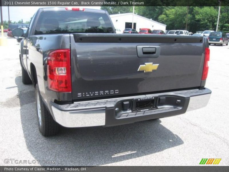 Black Granite Metallic / Dark Titanium 2011 Chevrolet Silverado 1500 Regular Cab