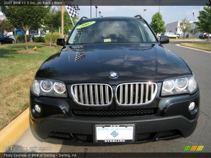 Jet Black / Black 2007 BMW X3 3.0si