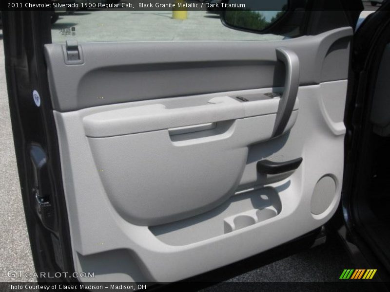 Black Granite Metallic / Dark Titanium 2011 Chevrolet Silverado 1500 Regular Cab