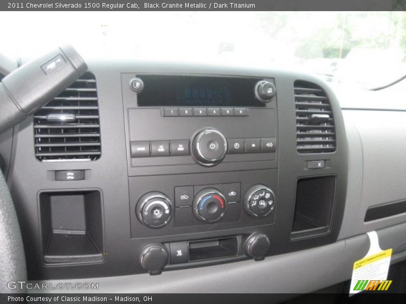 Black Granite Metallic / Dark Titanium 2011 Chevrolet Silverado 1500 Regular Cab