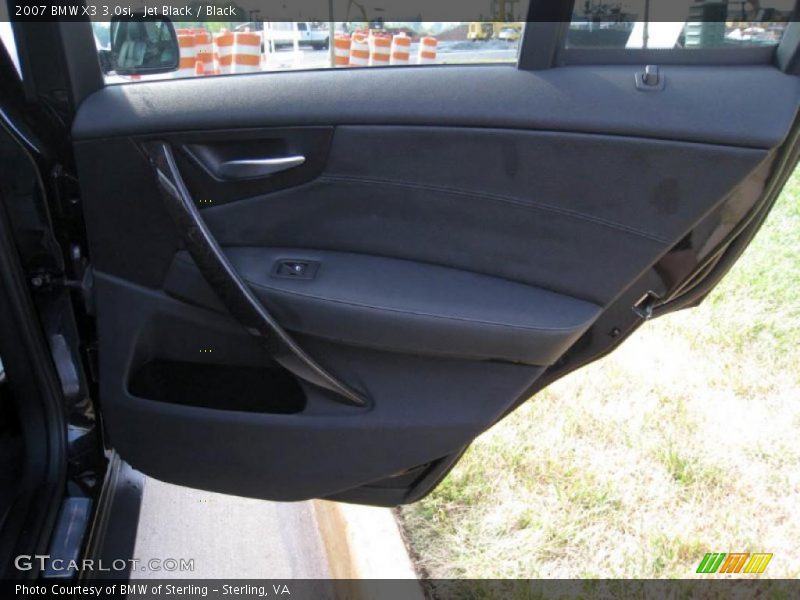 Jet Black / Black 2007 BMW X3 3.0si