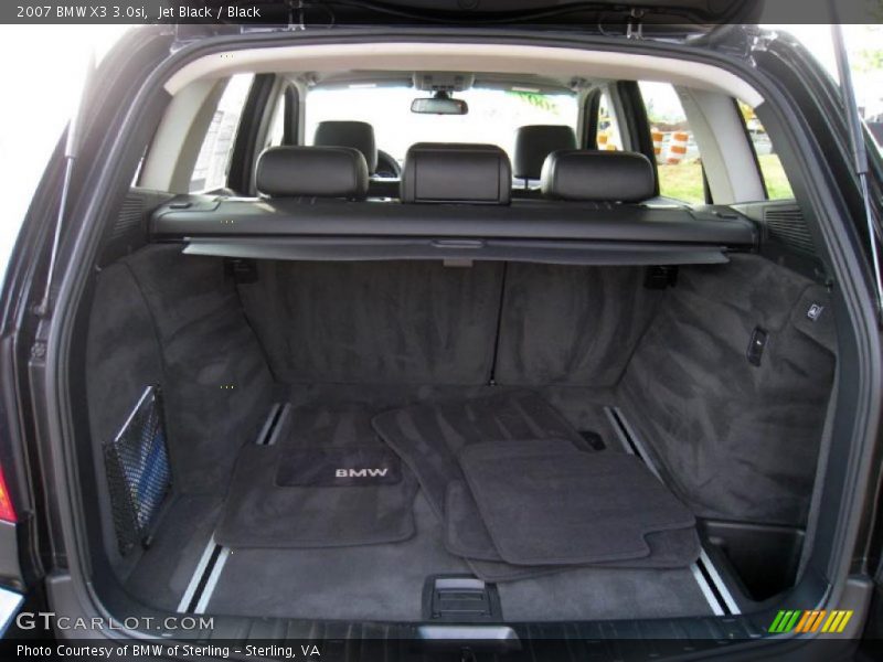 Jet Black / Black 2007 BMW X3 3.0si