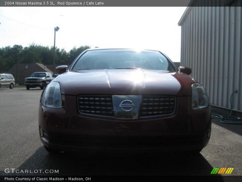 Red Opulence / Cafe Latte 2004 Nissan Maxima 3.5 SL