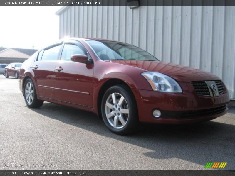 Red Opulence / Cafe Latte 2004 Nissan Maxima 3.5 SL