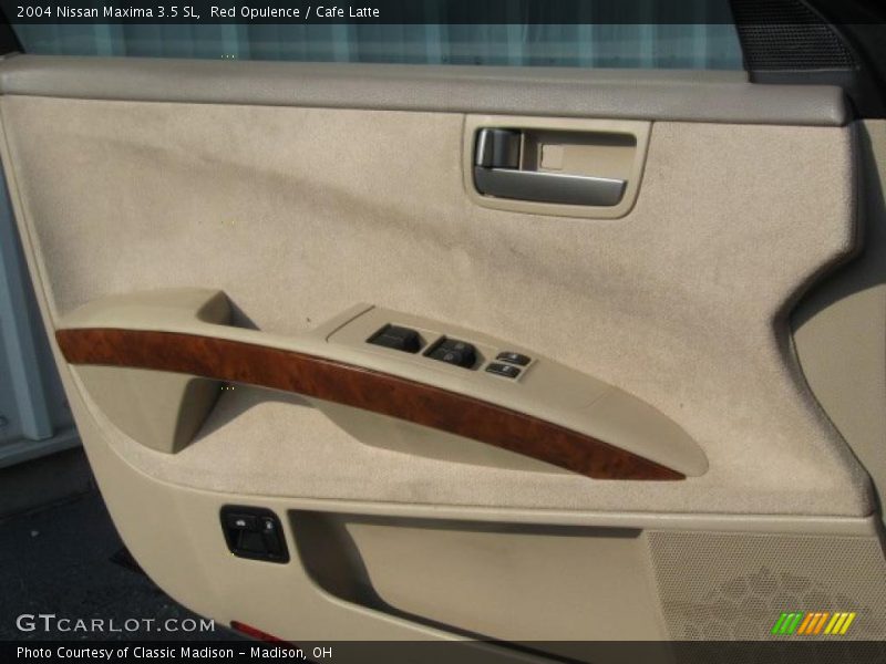 Red Opulence / Cafe Latte 2004 Nissan Maxima 3.5 SL