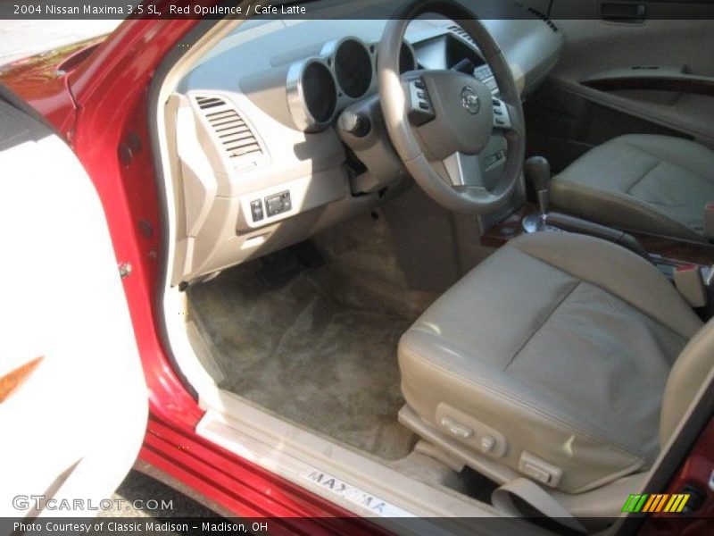 Red Opulence / Cafe Latte 2004 Nissan Maxima 3.5 SL