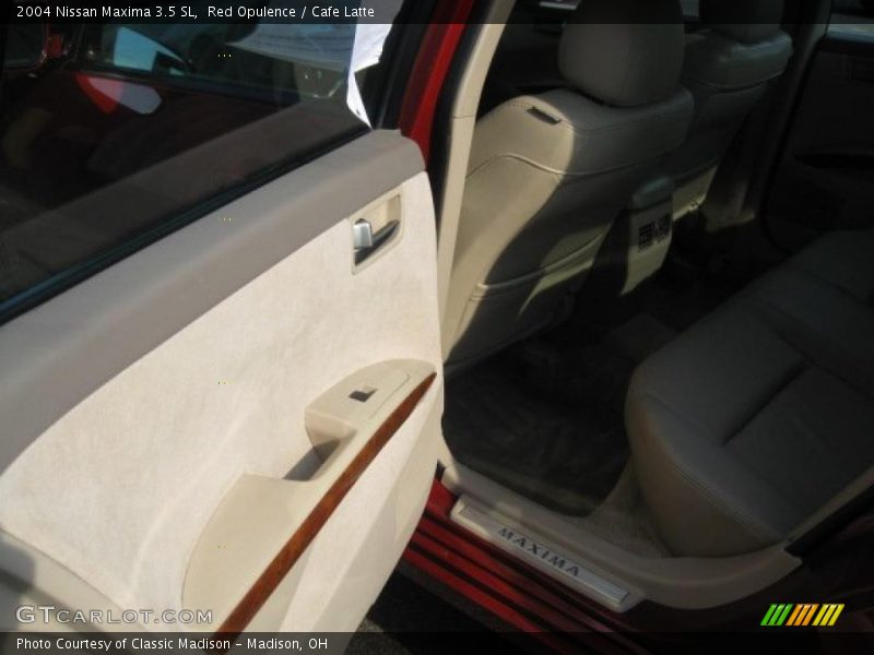 Red Opulence / Cafe Latte 2004 Nissan Maxima 3.5 SL