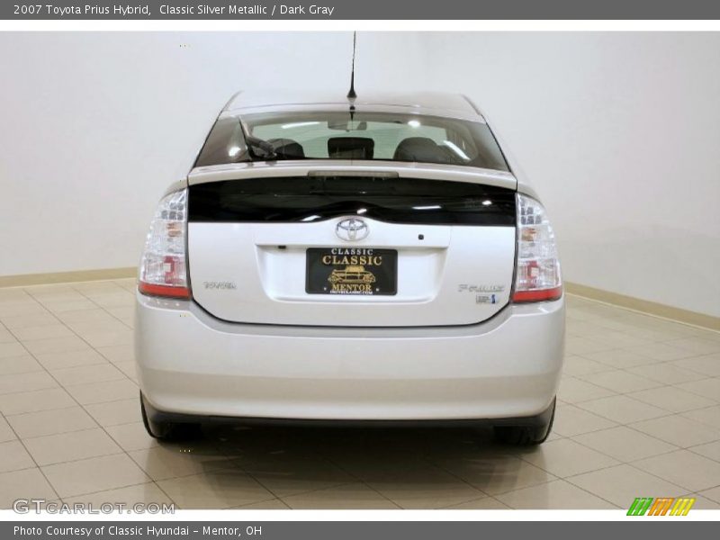 Classic Silver Metallic / Dark Gray 2007 Toyota Prius Hybrid