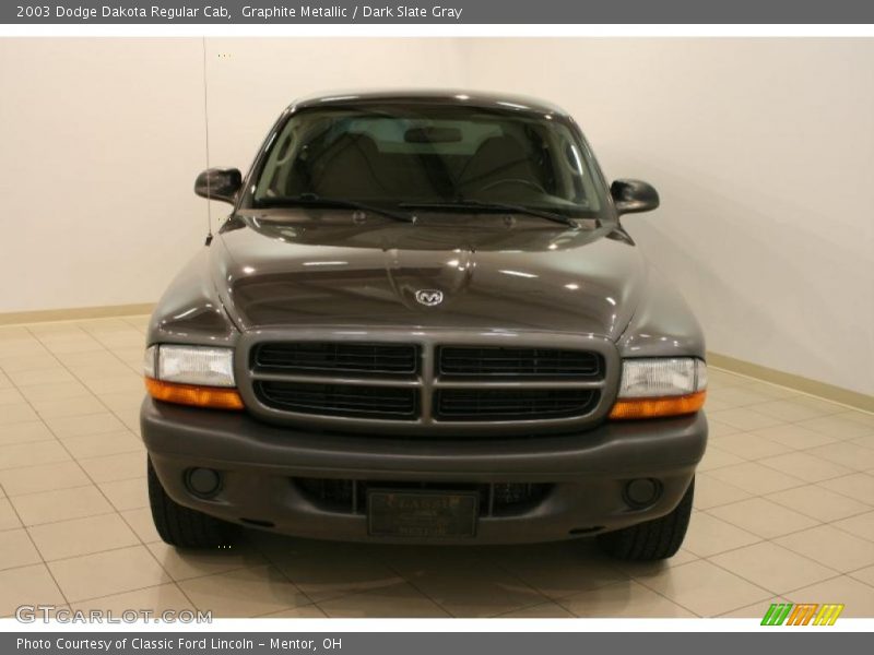 Graphite Metallic / Dark Slate Gray 2003 Dodge Dakota Regular Cab