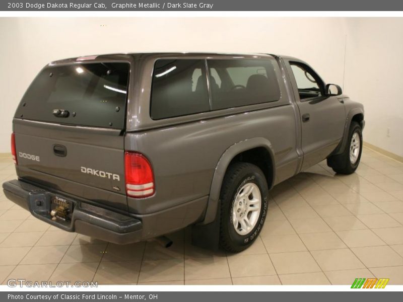 Graphite Metallic / Dark Slate Gray 2003 Dodge Dakota Regular Cab