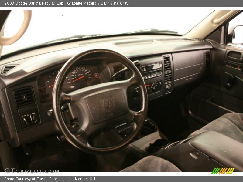 Graphite Metallic / Dark Slate Gray 2003 Dodge Dakota Regular Cab