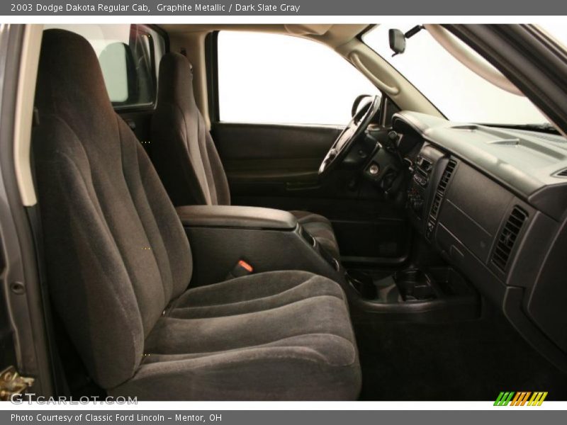 Graphite Metallic / Dark Slate Gray 2003 Dodge Dakota Regular Cab
