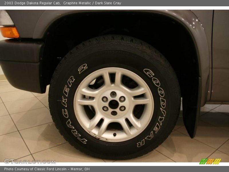 Graphite Metallic / Dark Slate Gray 2003 Dodge Dakota Regular Cab