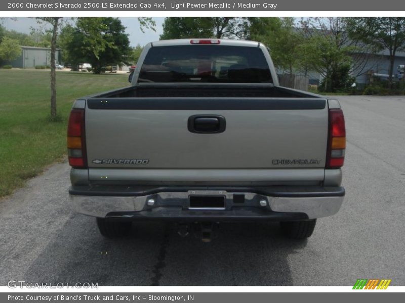 Light Pewter Metallic / Medium Gray 2000 Chevrolet Silverado 2500 LS Extended Cab 4x4