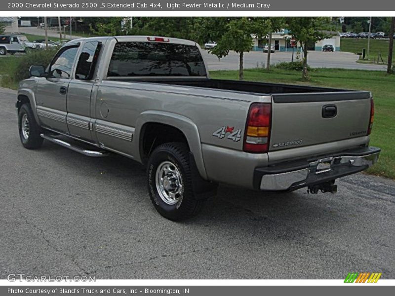 Light Pewter Metallic / Medium Gray 2000 Chevrolet Silverado 2500 LS Extended Cab 4x4