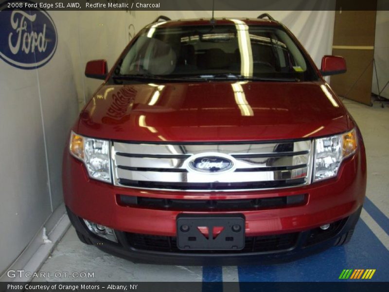 Redfire Metallic / Charcoal 2008 Ford Edge SEL AWD