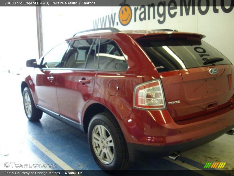 Redfire Metallic / Charcoal 2008 Ford Edge SEL AWD