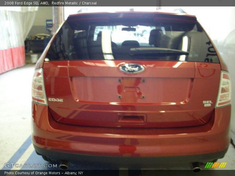 Redfire Metallic / Charcoal 2008 Ford Edge SEL AWD