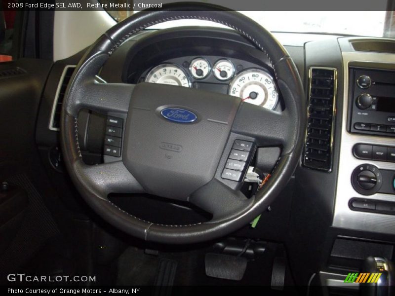 Redfire Metallic / Charcoal 2008 Ford Edge SEL AWD