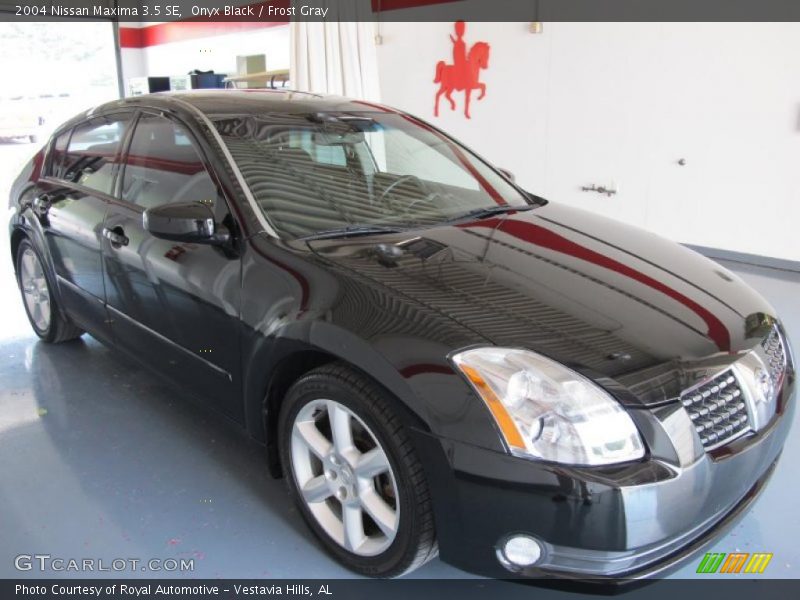 Onyx Black / Frost Gray 2004 Nissan Maxima 3.5 SE