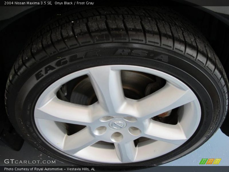 Onyx Black / Frost Gray 2004 Nissan Maxima 3.5 SE