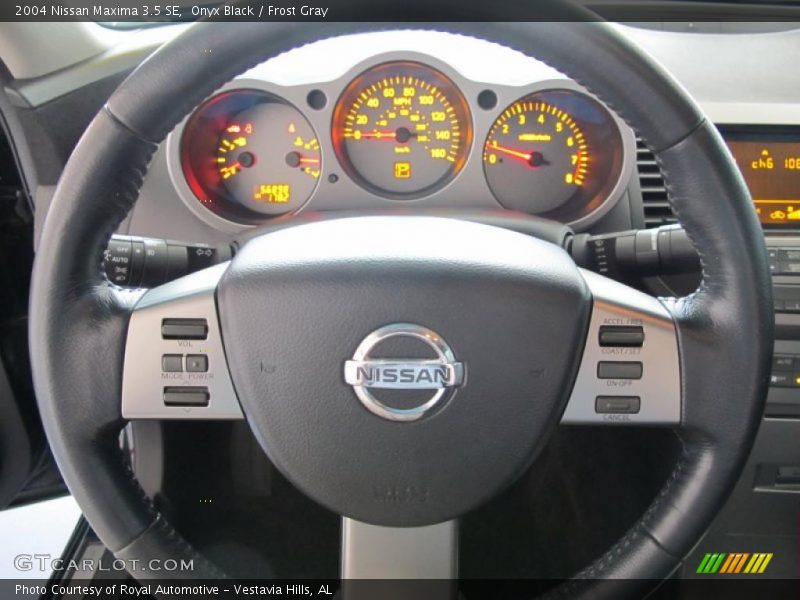 Onyx Black / Frost Gray 2004 Nissan Maxima 3.5 SE