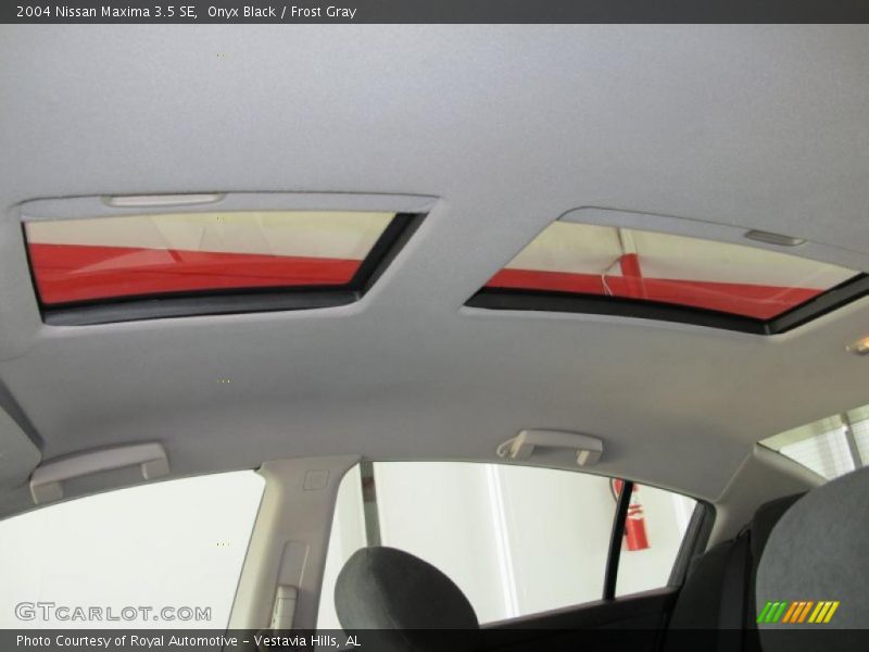 Onyx Black / Frost Gray 2004 Nissan Maxima 3.5 SE