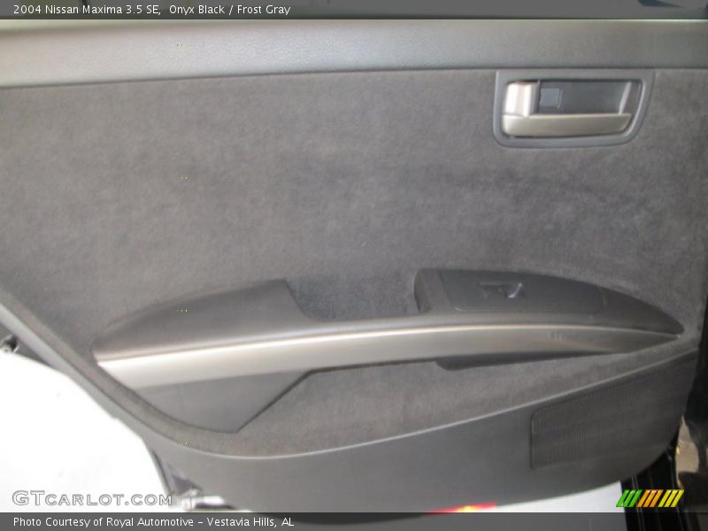 Onyx Black / Frost Gray 2004 Nissan Maxima 3.5 SE