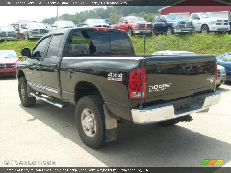 Black / Dark Slate Gray 2004 Dodge Ram 2500 Laramie Quad Cab 4x4