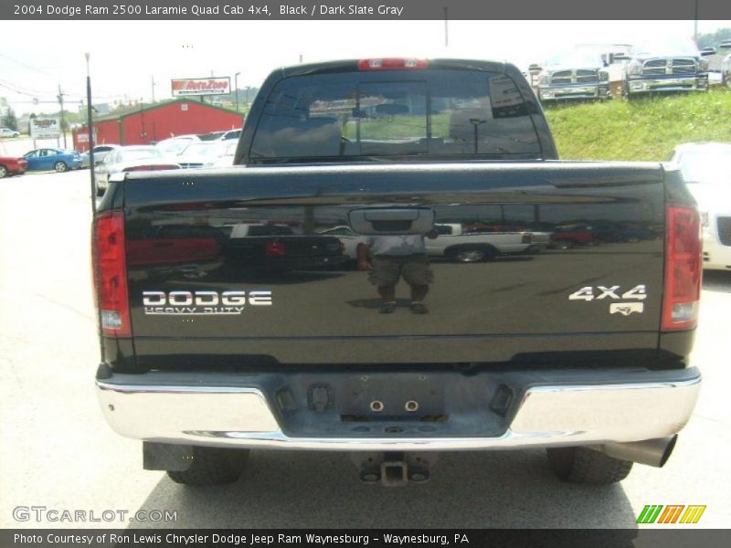 Black / Dark Slate Gray 2004 Dodge Ram 2500 Laramie Quad Cab 4x4