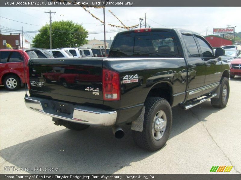 Black / Dark Slate Gray 2004 Dodge Ram 2500 Laramie Quad Cab 4x4