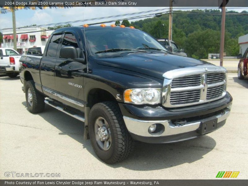 Black / Dark Slate Gray 2004 Dodge Ram 2500 Laramie Quad Cab 4x4