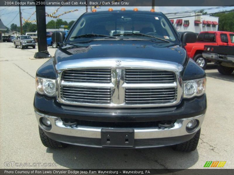 Black / Dark Slate Gray 2004 Dodge Ram 2500 Laramie Quad Cab 4x4