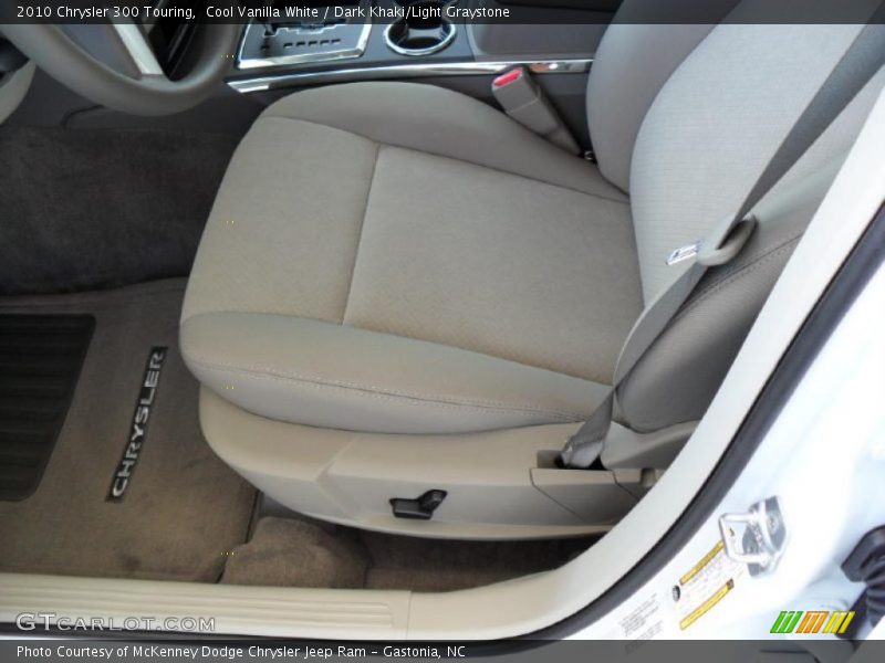 Cool Vanilla White / Dark Khaki/Light Graystone 2010 Chrysler 300 Touring