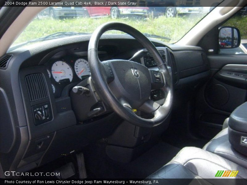 Black / Dark Slate Gray 2004 Dodge Ram 2500 Laramie Quad Cab 4x4