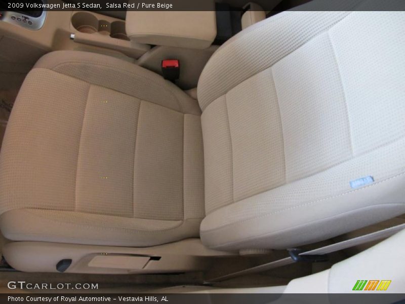 Salsa Red / Pure Beige 2009 Volkswagen Jetta S Sedan