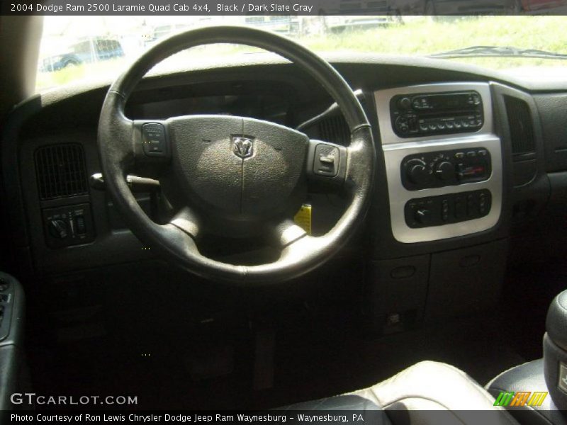 Black / Dark Slate Gray 2004 Dodge Ram 2500 Laramie Quad Cab 4x4