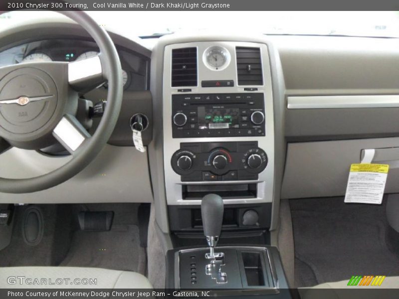 Cool Vanilla White / Dark Khaki/Light Graystone 2010 Chrysler 300 Touring