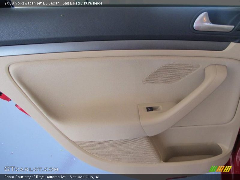 Salsa Red / Pure Beige 2009 Volkswagen Jetta S Sedan