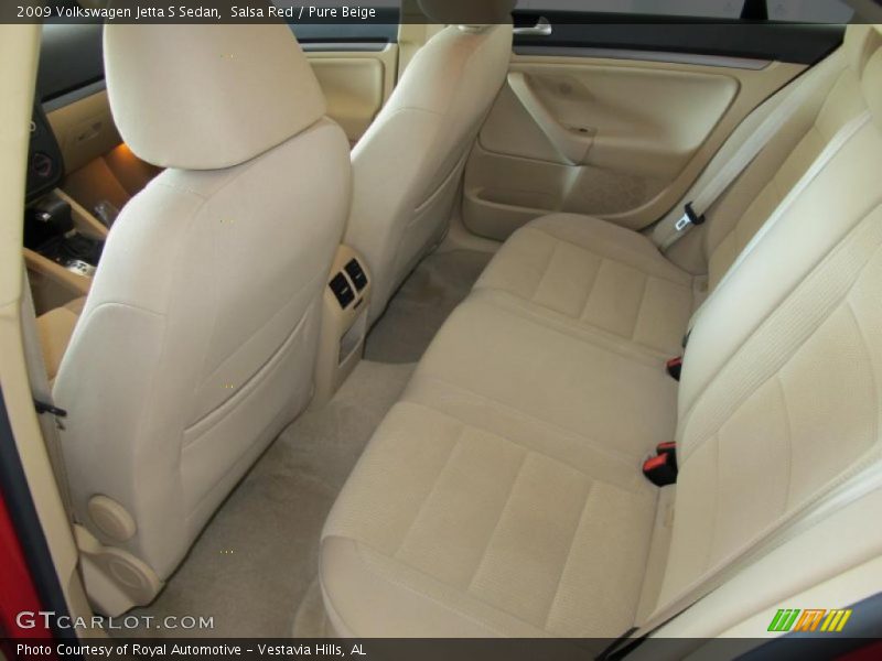 Salsa Red / Pure Beige 2009 Volkswagen Jetta S Sedan