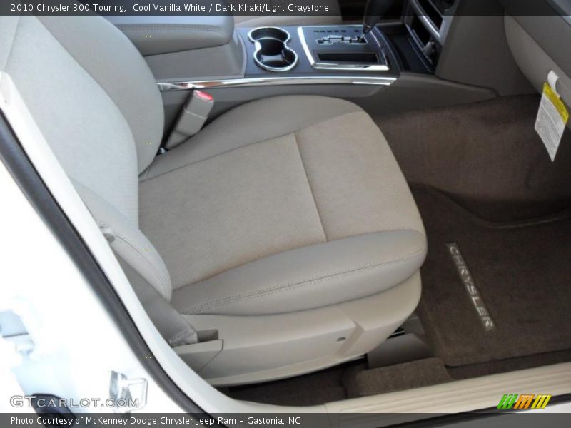 Cool Vanilla White / Dark Khaki/Light Graystone 2010 Chrysler 300 Touring