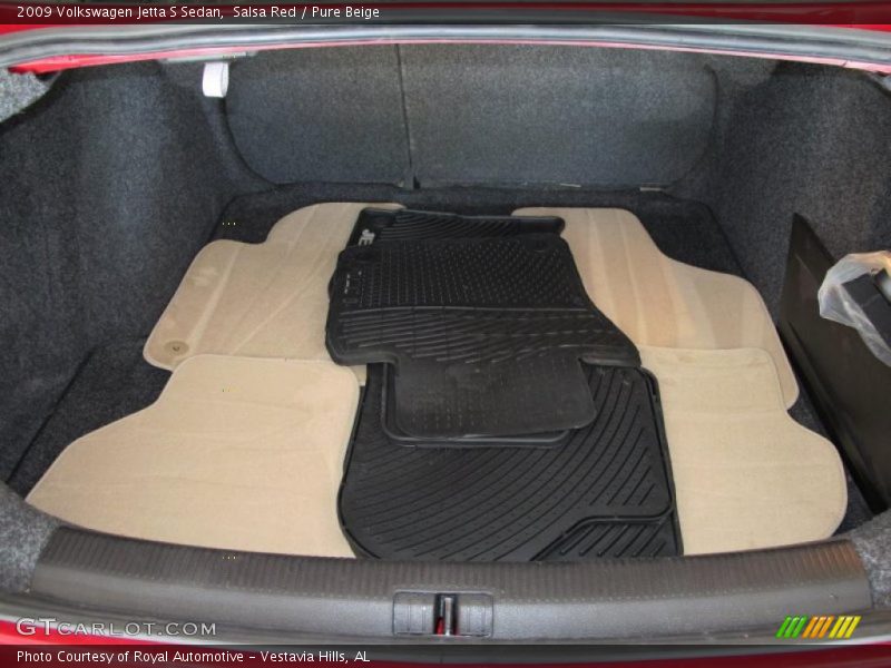 Salsa Red / Pure Beige 2009 Volkswagen Jetta S Sedan