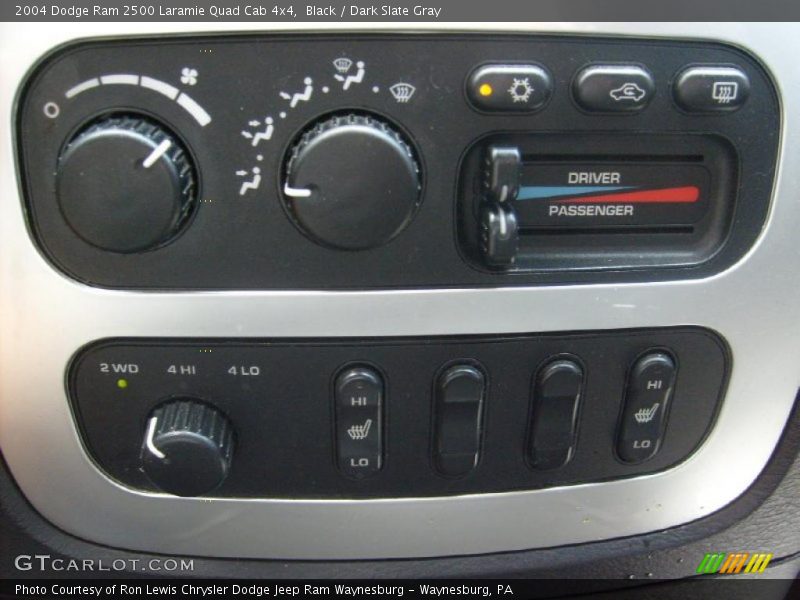 Black / Dark Slate Gray 2004 Dodge Ram 2500 Laramie Quad Cab 4x4