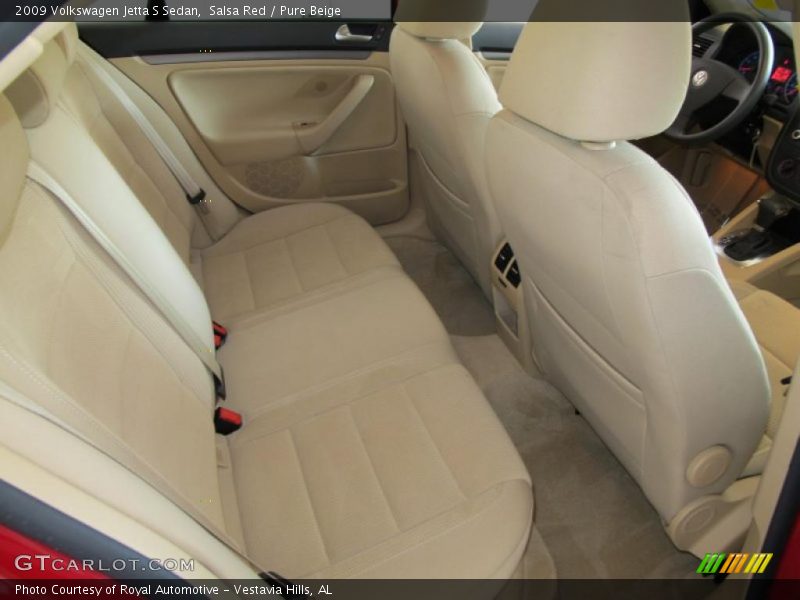 Salsa Red / Pure Beige 2009 Volkswagen Jetta S Sedan
