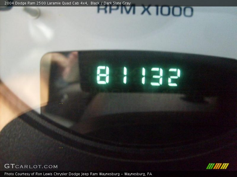 Black / Dark Slate Gray 2004 Dodge Ram 2500 Laramie Quad Cab 4x4