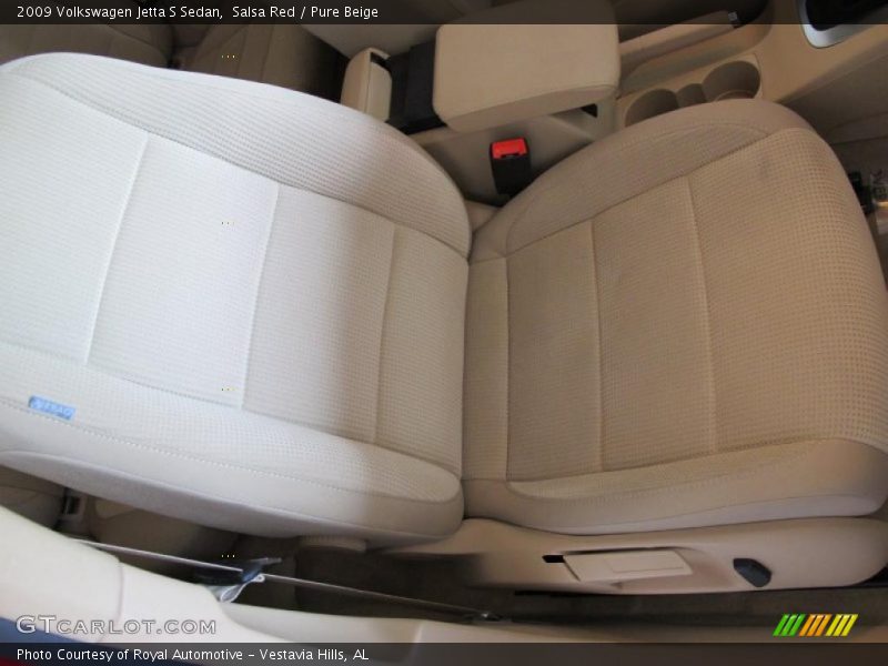 Salsa Red / Pure Beige 2009 Volkswagen Jetta S Sedan