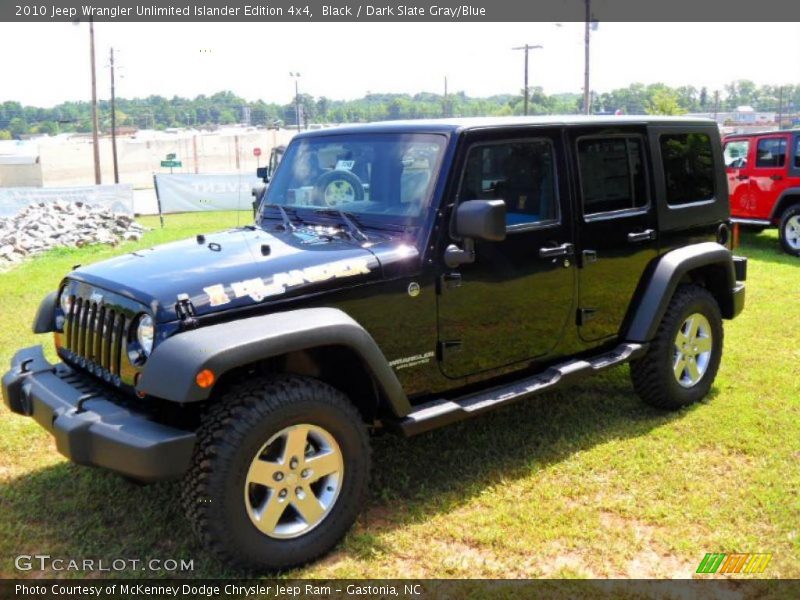 Black / Dark Slate Gray/Blue 2010 Jeep Wrangler Unlimited Islander Edition 4x4