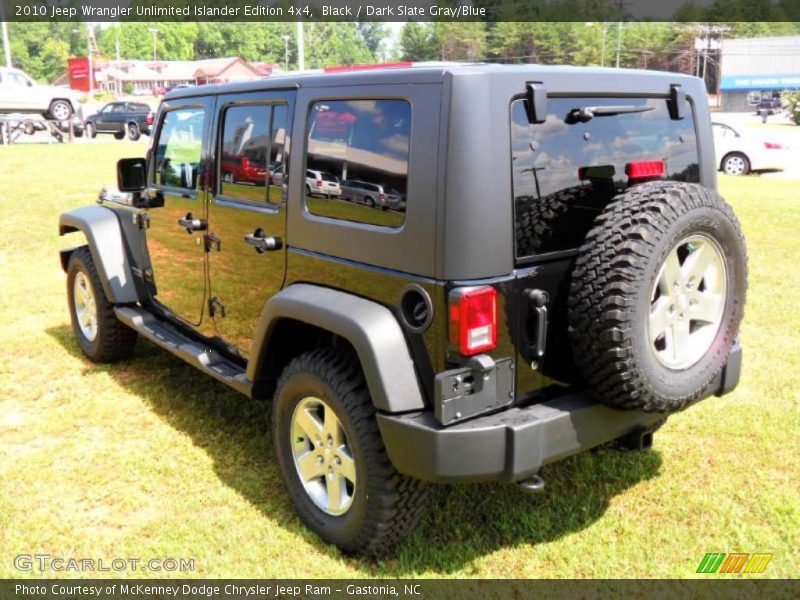 Black / Dark Slate Gray/Blue 2010 Jeep Wrangler Unlimited Islander Edition 4x4