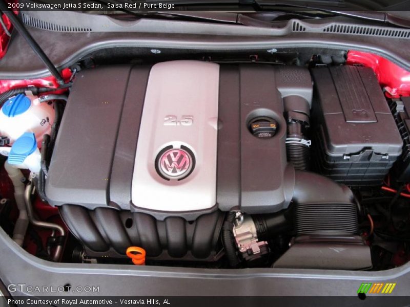 Salsa Red / Pure Beige 2009 Volkswagen Jetta S Sedan