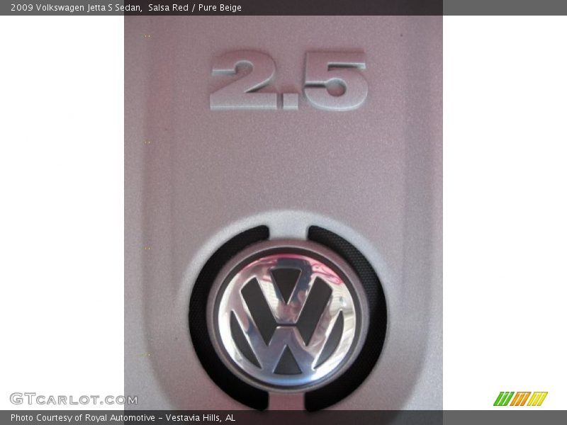 Salsa Red / Pure Beige 2009 Volkswagen Jetta S Sedan